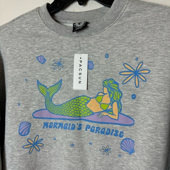PacSun Mermaid's Paradise Oversized Sweatshirt - Picture 6 of 12